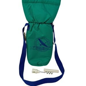 Vintage 90s Eddie Bauer Wine Cooler Bag with Opener
